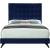 Elly Velvet Queen Size Bed