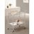 Shadix 2-tier Serving Cart with Glass Top