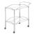 Shadix 2-tier Serving Cart with Glass Top