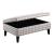 McLoughlin Fabric Storage Ottoman