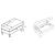 McLoughlin Fabric Storage Ottoman