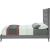 Elly Velvet Queen Size Bed