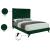 Elly Velvet King Size Bed