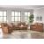 WillowBend Modern Sofa | Faux Leather with Jumbo Stitching