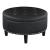 Jace Leatherette Tufted Storage Ottoman