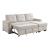 Convene Polyester 2‑Piece Sectional with Reversible Chaise and Pull‑out Bed