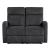 Allen Microfiber Double Reclining Loveseat