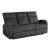 Allen Microfiber Double Reclining Living Room Set
