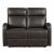 Allen Faux Leather Double Reclining Living Room Set
