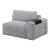 Tidal U-Shaped Polyester 6‑Piece Modular Sectional with Ottomans