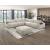 Tidal Square Polyester Ottoman with Casters