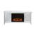 Noralie 91770 Mirror/Faux Diamonds TV Stand w/ LED Fireplace