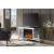 Noralie 91770 Mirror/Faux Diamonds TV Stand w/ LED Fireplace