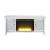 Noralie 91770 Mirror/Faux Diamonds TV Stand w/ LED Fireplace