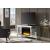 Noralie 91770 Mirror/Faux Diamonds TV Stand w/ LED Fireplace