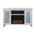 Noralie 91775 Mirror/Faux Diamonds TV Stand w/ LED Fireplace