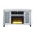 Noralie 91775 Mirror/Faux Diamonds TV Stand w/ LED Fireplace