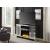 Noralie 91775 Mirror/Faux Diamonds TV Stand w/ LED Fireplace