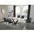 9188 Extendable Ceramic Top Dining Table & 4 1218 PU Swivel Chairs