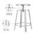 Lang Adjustable Iron Stool