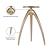 Clara Adjustable Aluminum Stool