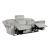 Brennen Microfiber Power Double Reclining Living Room Set