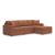 Modmax 3-Piece Polyester Sectional Sofa w/RAF Chaise