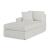 Modmax 5-Piece Polyester Double Chaise Sectional Sofa w/Audio Consoles