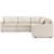 Modmax 5-Piece L-Shaped Polyester Sectional