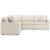 Modmax 5-Piece L-Shaped Polyester Sectional