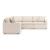 Modmax 5-Piece L-Shaped Polyester Sectional