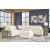 Modmax 5-Piece L-Shaped Polyester Sectional