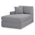 Modmax 4-Piece U-Shaped Polyester Double Chaise Sectional