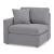 Modmax 6-Piece L-Shaped Polyester Sectional w/Storage Console