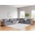 Modmax 8-Piece L-Shaped Polyester Sectional w/Audio Consoles