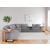 Modmax 8-Piece L-Shaped Polyester Sectional w/Audio Consoles