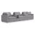 Modmax 5-Piece Polyester Modular Sofa w/Audio & Storage Consoles