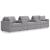 Modmax 5-Piece Polyester Modular Sofa w/Storage Consoles