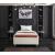 Ghost Velvet Twin Size Bed