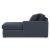 Modmax 4-Piece Polyester Sectional w/RAF Chaise