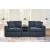 Modmax 3-Piece Polyester Modular Loveseat w/Audio Console