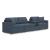 Modmax 4-Piece Polyester Modular Sofa w/Audio Console