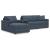 Modmax 4-Piece Polyester Sectional w/LAF Chaise & Audio Console