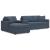 Modmax 4-Piece Polyester Sectional w/LAF Chaise & Storage Console