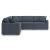 Modmax 5-Piece L-Shaped Polyester Sectional