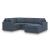 Modmax 4-Piece U-Shaped Polyester Sectional w/LAF Chaise