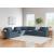 Modmax 7-Piece L-Shaped Polyester Balanced Sectional w/Audio & Storage Consoles
