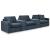 Modmax 5-Piece Polyester Modular Sofa w/Storage Consoles