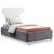 Ghost Velvet Twin Size Bed