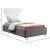 Ghost Velvet Twin Size Bed